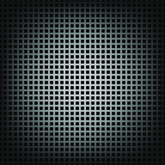 Seamless texture perforated metal surface with square holes.