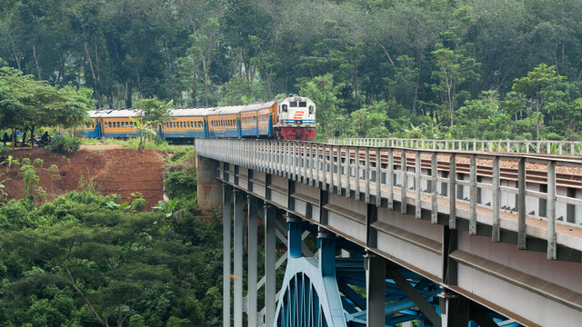 1 December 2008, West Java, Indonesia:  Train Station at West Java, Indonesia