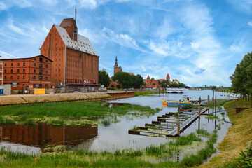 Tangerm&uuml;nde an der Elbe mit Altstadt