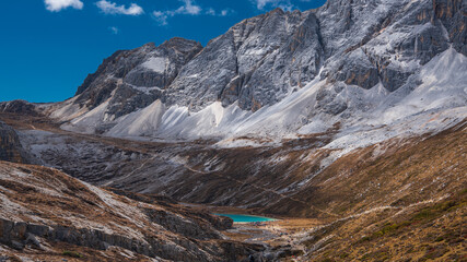 Milk lake scenic view, Yading
