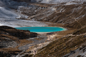 Milk lake scenic view, Yading