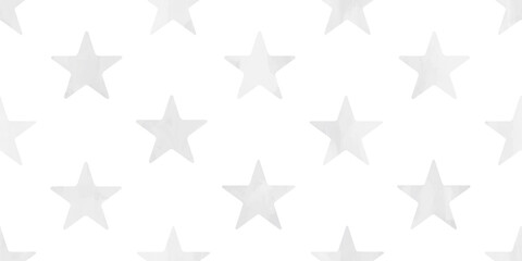 水彩調 星のパターン シームレス