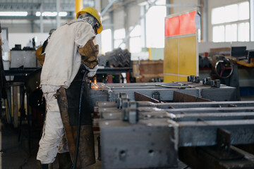 Fototapeta premium worker working in factory 