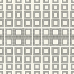 Seamless pattern. Halftone effect. Abstract geometric pattern. Rectangular shaped.