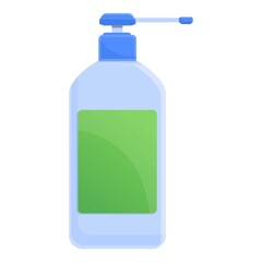 Disinfection shop dispenser icon. Cartoon of disinfection shop dispenser vector icon for web design isolated on white background