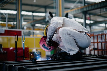 worker working in factory	