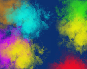Here is an unusual background image cloud formations and bright colors.