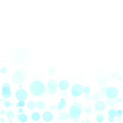 Bubbles Circle Dots Unique Blue Bright Vector Background