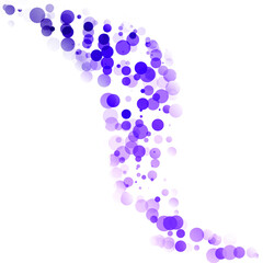 Bubbles Circle Dots Unique Purple Bright Vector Background