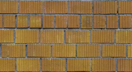 the wall texture is made of a small amount of yellow brick