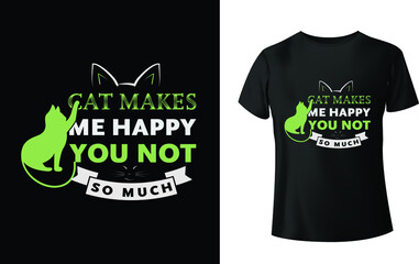 Cats trendy t shirt design