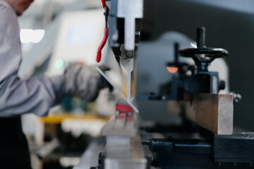 worker working in factory