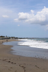 Beautiful tropical beach in Canggu, Bali, Indonesia