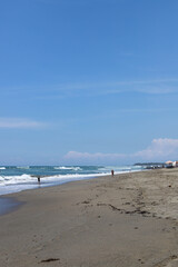 Beautiful tropical beach in Canggu, Bali, Indonesia