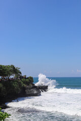 Beautiful tropical beach in Canggu, Bali, Indonesia