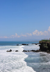 Beautiful tropical beach in Canggu, Bali, Indonesia