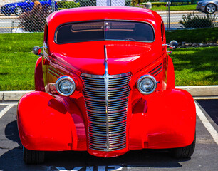 Bright Red Hot Rod