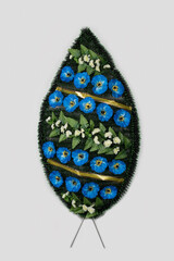 Fototapeta premium Colorful Flower wreath for the grave