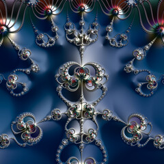 Special art, unique abstract design, fractal geometry