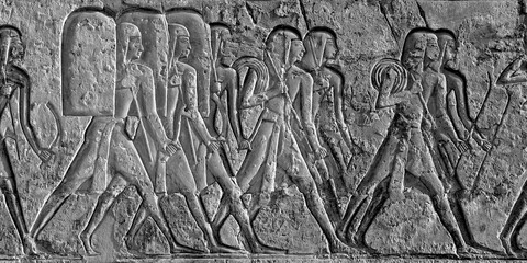 Egyptian temple art