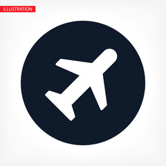 airplane vector icon. lorem ipsum Flat Design JPG