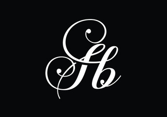 S B Initial Letter Logo Design Vector Template. S B monogram Logo.
