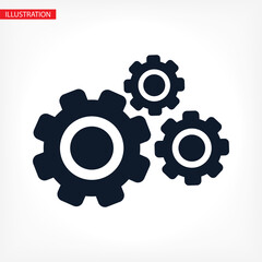 SETTINGS icon vector 10 eps design. lorem ipsum Flat Design JPG