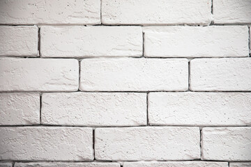 white brick wall