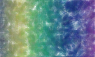 Yellow and blue watercolor background, digitally created.
