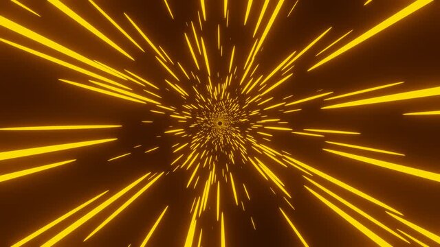 Orage Circular tunnel. Abstract radial lines. Motion effect. Star Background. 4k footage.
