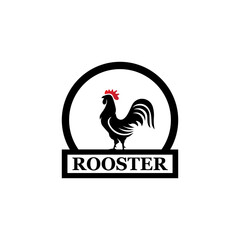 Fototapeta na wymiar Rooster Logo Template