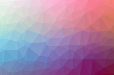 Obraz premium Illustration of abstract Purple horizontal low poly background. Beautiful polygon design pattern.