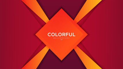Premium colorful background with overlaping layer	