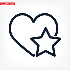 heart 10 eps bond icon design vector graphic