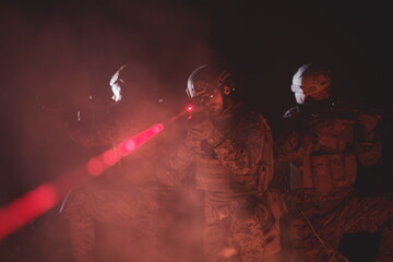 Naklejka premium night mission