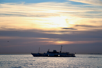 Fototapeta premium Ferry on the Bosphorus 