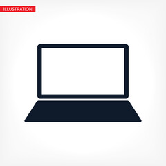 Device vector icons: smart phone, tablet, vector icons laptop and desktop computer. vector icons Vector illustration of responsive web design.