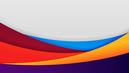 Abstract colorful background with overlaping layer background	