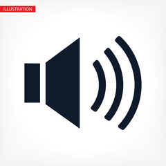 Speaker vector icon. Mail Icon Symbols vector icon. symbol for web site Computer vector icon and mobile vector.