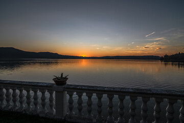 Sunset at the Lake Kochelsee, Bavaria, Germany