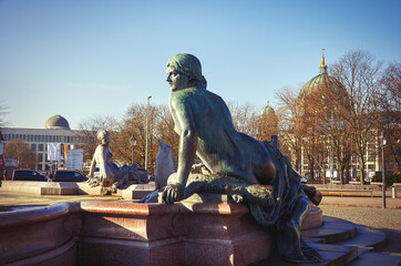 Germany. Berlin. Fountain 
