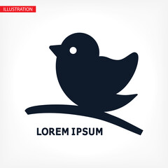 Set of bird flying vector icon silhouettes. Eagle, falcon, hawk , vector icon dove, swallow, raven, vector icon swift and others.