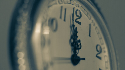 Fob watch close up 12 midnight