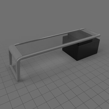Long coffee table