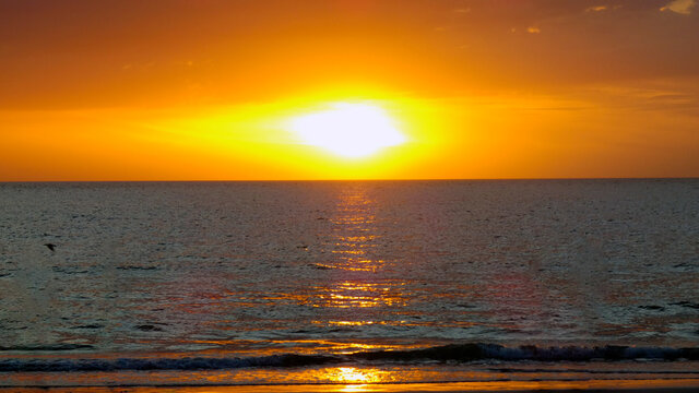 Beautiful Sunset in Clearwater Beach Florida Picture Background