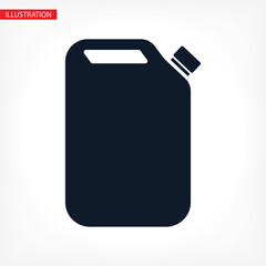 Oil canister icon, gasoline icons vector. Simple illustration of icon vector icons of oil canister oil vector icons for web refueling vector icons