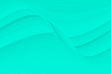 Neo mint background in a modern trend shade, a beautiful textural eyelash with waves and patterns. Template for screensaver or packaging, abstract illustration in blue. 