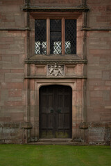 Old church door in St. Mary's Church, Cheshire. 