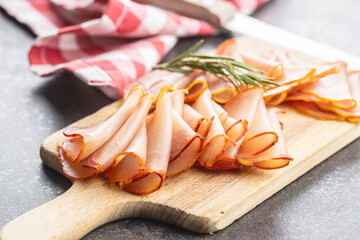 Dried spanish ham. Lomo embuchado.