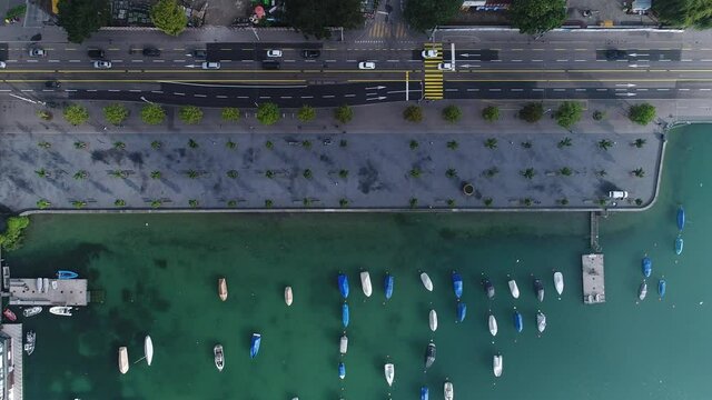 Zurich vu d'en haut en &eacute;t&eacute; - Suisse